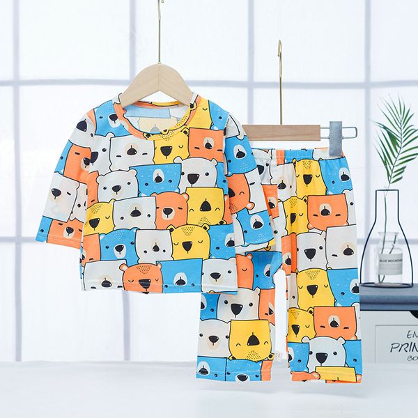 summer children home suit icelandic cotton baby pajamas girls' 7-sleeve air-conditioned, Blue;red
summer children home suit icelandic cotton baby pajamas girls' 7-sleeve air-conditioned, Blue;red