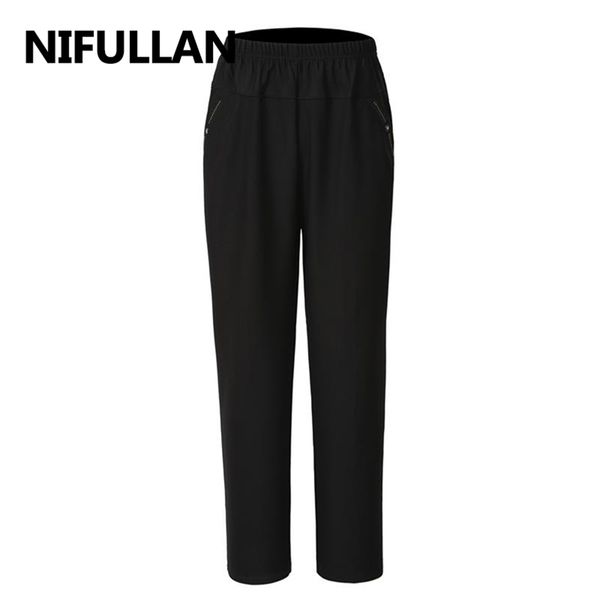 spring summer middle age women pants fashion plus size l-5xl mother clothing elastic waist print loose casual trousers 210915, Black;white
spring summer middle age women pants fashion plus size l-5xl mother clothing elastic waist print loose casual trousers 210915, Black;white