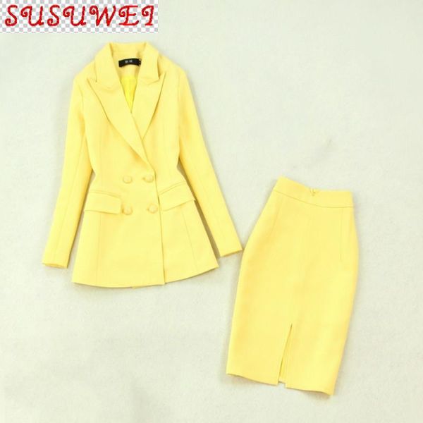 women's skirt suit feminine office jacket two-piece fall 2021 yellow blazer slim-fit hip two piece pants, White
women's skirt suit feminine office jacket two-piece fall 2021 yellow blazer slim-fit hip two piece pants, White