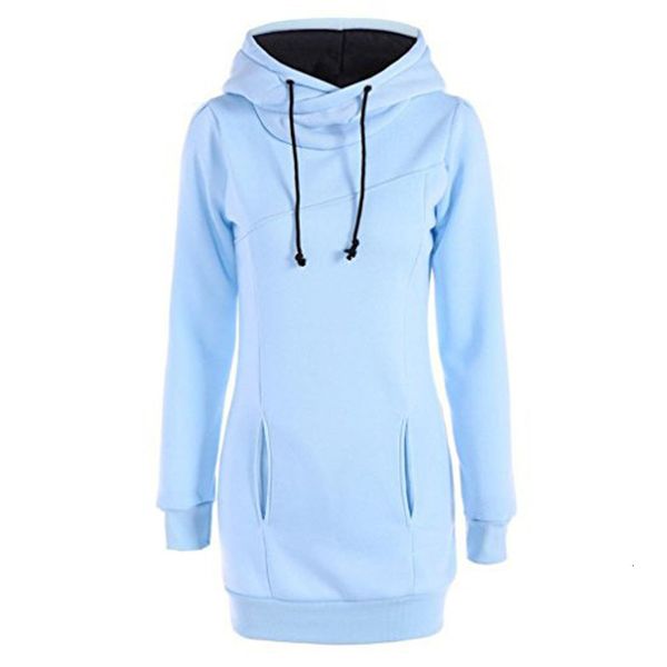 ladies of solid dress fall and winter sew long hood string women's clothes streetwear, Black;gray
ladies of solid dress fall and winter sew long hood string women's clothes streetwear, Black;gray