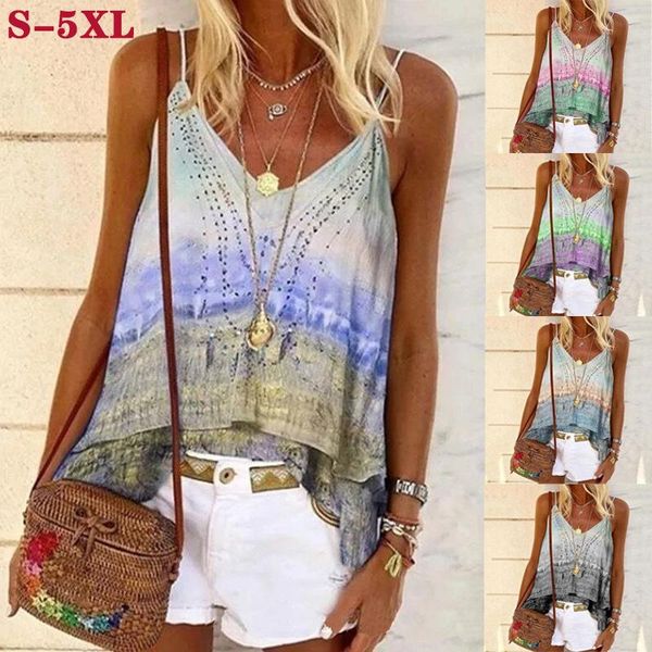 style european and american women's clothing v-neck printed loose camisole vest womens casual tanks & camis, White
style european and american women's clothing v-neck printed loose camisole vest womens casual tanks & camis, White