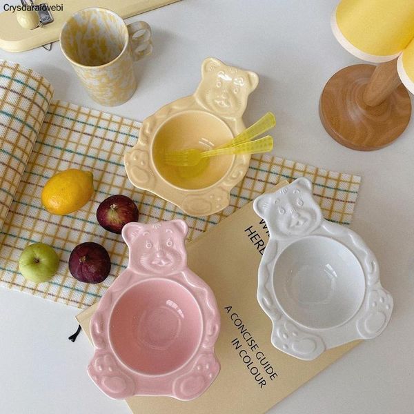 dishes & plates cartoon bear dessert plate bowls cute ceramic dinner korean ins flat soup bowl breakfast salad tray
dishes & plates cartoon bear dessert plate bowls cute ceramic dinner korean ins flat soup bowl breakfast salad tray