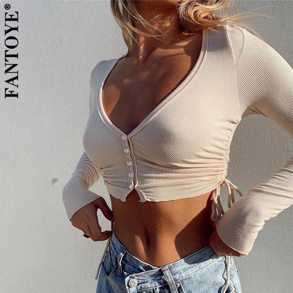 women's t-shirt deep v-neck drawstring basic t shirts white rib knitted single breasted crop summer slim streetwear 00lp
women's t-shirt deep v-neck drawstring basic t shirts white rib knitted single breasted crop summer slim streetwear 00lp