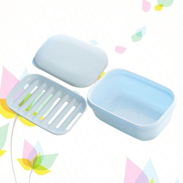 soap dishes 2pcs box double layer dish with lid holder drain case container for bathroom and kitchen (blue)
soap dishes 2pcs box double layer dish with lid holder drain case container for bathroom and kitchen (blue)