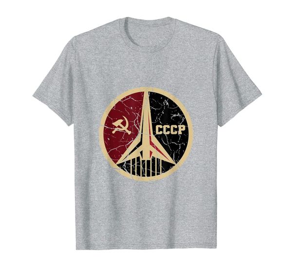 proud cccp shirt vintage russia space program t-shirt, White;black 
proud cccp shirt vintage russia space program t-shirt, White;black