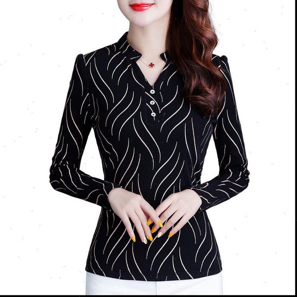 womens shirts spring autumn elegant v neck striped blouses fashion slim long sleeve casual df3196, White
womens shirts spring autumn elegant v neck striped blouses fashion slim long sleeve casual df3196, White