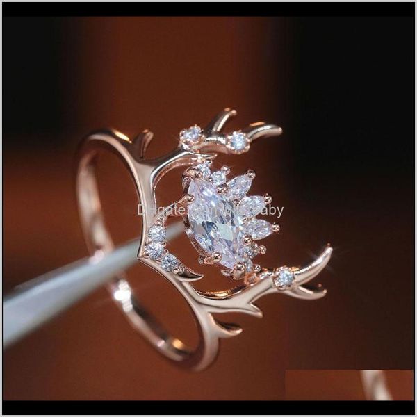 cluster drop delivery 2021 selling cute elk antlers rings sparkling zircon party jewelry gift for women engagement ring bague femme tsy1c, Golden;silver
cluster drop delivery 2021 selling cute elk antlers rings sparkling zircon party jewelry gift for women engagement ring bague femme tsy1c, Golden;silver