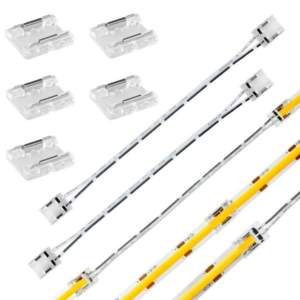 modules 5pcs cob led light strip connector for ip20 8mm and 10mm 2pin fob tape to wire connectors
modules 5pcs cob led light strip connector for ip20 8mm and 10mm 2pin fob tape to wire connectors