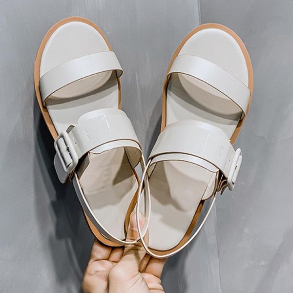 sandals summer women opem toes wear buckles flat leisure solid plu size round head rubber females shoes 2021 comfortable, Black
sandals summer women opem toes wear buckles flat leisure solid plu size round head rubber females shoes 2021 comfortable, Black