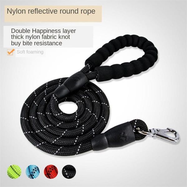 dog collars & leashes 145cm leash double thick nylon round bite resistant rope pet supplies reflective chain single traction
dog collars & leashes 145cm leash double thick nylon round bite resistant rope pet supplies reflective chain single traction