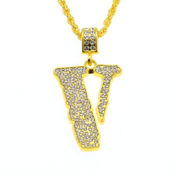 pendant necklaces trendy two colors geometric crystal necklace for men v letter hip hop punk chain sweater decoration, Silver
pendant necklaces trendy two colors geometric crystal necklace for men v letter hip hop punk chain sweater decoration, Silver