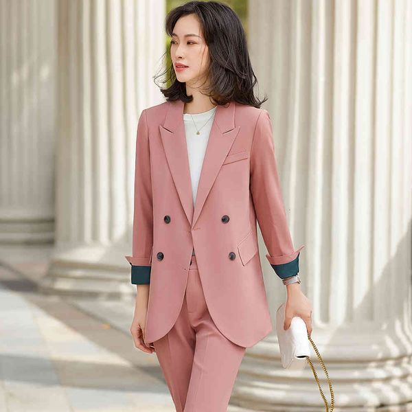 women's suits & blazers spring fall fashion woman suit business interview work 2 wear pink piece black apricot green blazer and pants, White;black
women's suits & blazers spring fall fashion woman suit business interview work 2 wear pink piece black apricot green blazer and pants, White;black