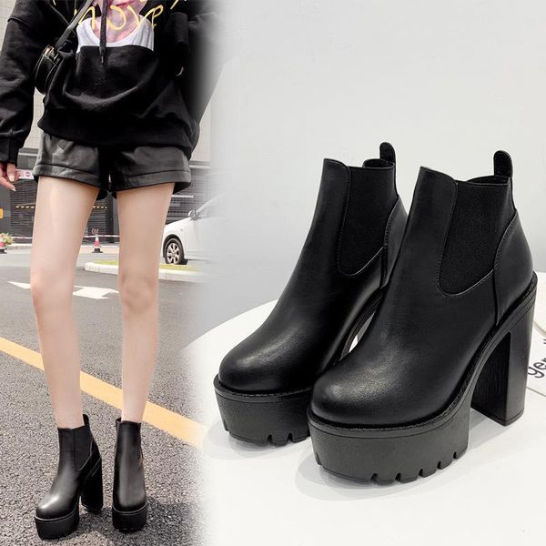 boots fashion women's 2021 thick heel soled waterproof platform short tube bare plush warm single high heels, Black
boots fashion women's 2021 thick heel soled waterproof platform short tube bare plush warm single high heels, Black
