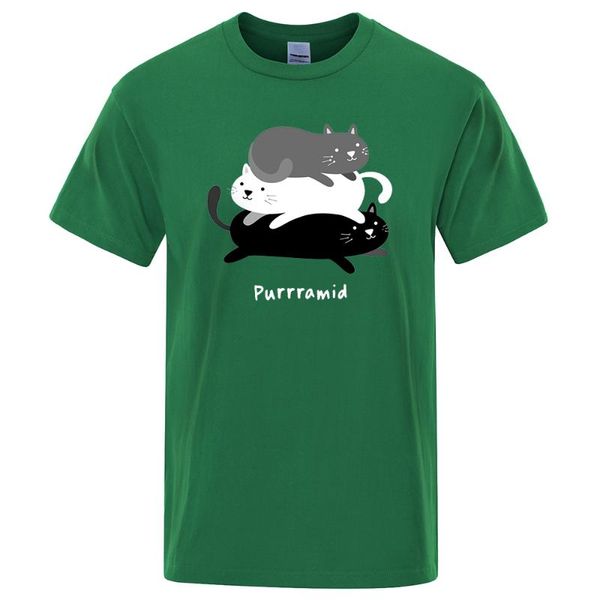 three kittens piled together print male t shirt fashion comfortable oversized brand mans tshirts breathable summer shirts men's t-shirt, White;black
three kittens piled together print male t shirt fashion comfortable oversized brand mans tshirts breathable summer shirts men's t-shirt, White;black