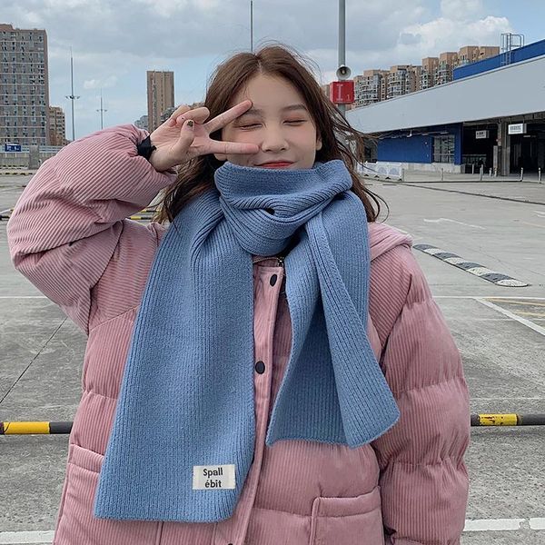 scarves women's winter woolen knitted warm student girl scarf thick versatile in autumn and couple ins style trendy mann, Blue;gray
scarves women's winter woolen knitted warm student girl scarf thick versatile in autumn and couple ins style trendy mann, Blue;gray