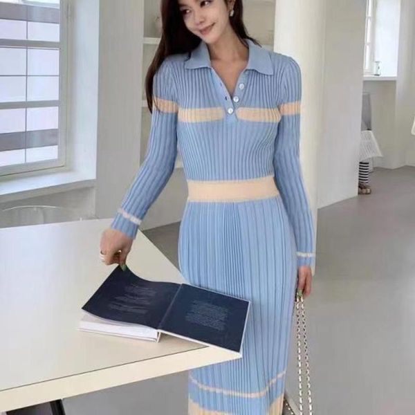 casual dresses 2021 autumn korean fashion matching long knitted sweater dress women short sleeve party maxi robe femme vestidos, Black;gray
casual dresses 2021 autumn korean fashion matching long knitted sweater dress women short sleeve party maxi robe femme vestidos, Black;gray