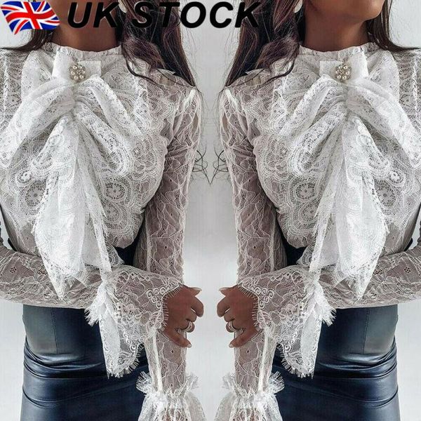 hirigin elegant white lace blouse hollow out embroidery women long flare sleeve summer autumn office lady casual women's blouses &
hirigin elegant white lace blouse hollow out embroidery women long flare sleeve summer autumn office lady casual women's blouses &