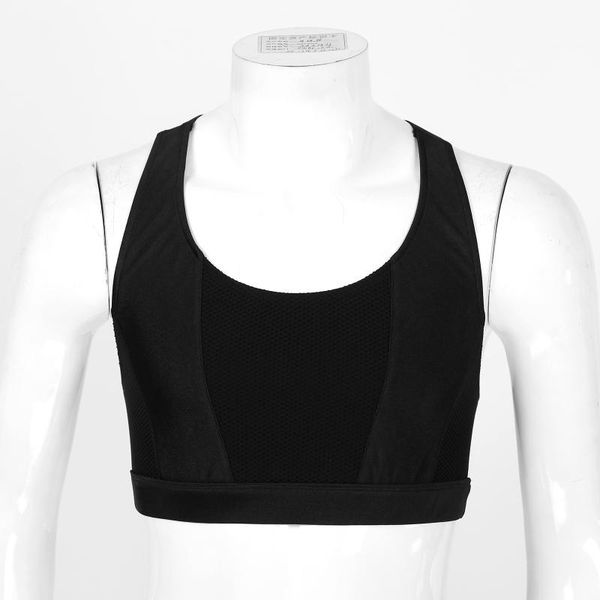 men' tank mens crisscross back cropped mesh patchwork crop u neck sleeveless vest for gym fitness workout exercise sport, White;black
men' tank mens crisscross back cropped mesh patchwork crop u neck sleeveless vest for gym fitness workout exercise sport, White;black