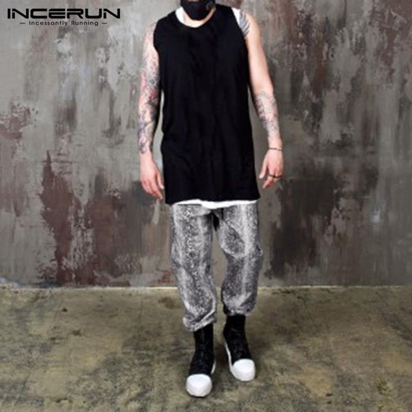 men's pants incerun fashion personality leopard print harem men elastic waist drawstring sweatpants loose casual trousers streetwear 7, Black
men's pants incerun fashion personality leopard print harem men elastic waist drawstring sweatpants loose casual trousers streetwear 7, Black
