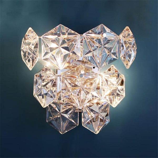 wall lamp european luster glass diamond lamps art geometry engineering el aisle model room sconce lights living fixtures
wall lamp european luster glass diamond lamps art geometry engineering el aisle model room sconce lights living fixtures