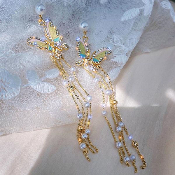 dangle & chandelier korean fashion pearl long drop earring jewelry silver color cute butterfly tassel earrings for women accessories
dangle & chandelier korean fashion pearl long drop earring jewelry silver color cute butterfly tassel earrings for women accessories