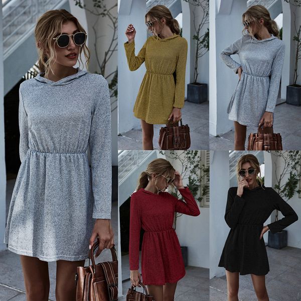 oufisun fashion spring autumn hooded women's dress new casual long sleeve solid dresses vintage tunci ladies mini dress vestidos 210423, Black;gray
oufisun fashion spring autumn hooded women's dress new casual long sleeve solid dresses vintage tunci ladies mini dress vestidos 210423, Black;gray