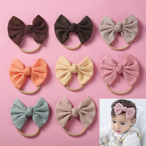 hair accessories sweet candy color baby headband scrunchies soft comfortable cotton linen kids girls large bows bands, Slivery;white
hair accessories sweet candy color baby headband scrunchies soft comfortable cotton linen kids girls large bows bands, Slivery;white