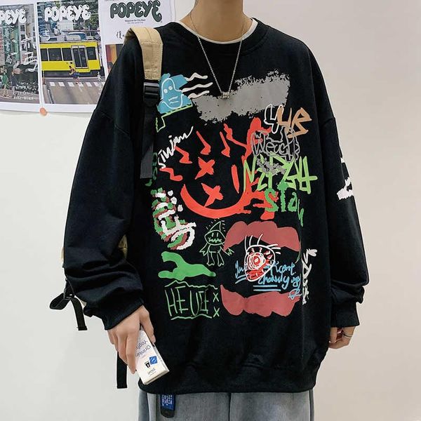 men's hoodies & sweatshirts autumn spring 2021 sweatshirt for black loose hip hop punk pullover streetwear casual fashion clothes overs
men's hoodies & sweatshirts autumn spring 2021 sweatshirt for black loose hip hop punk pullover streetwear casual fashion clothes overs