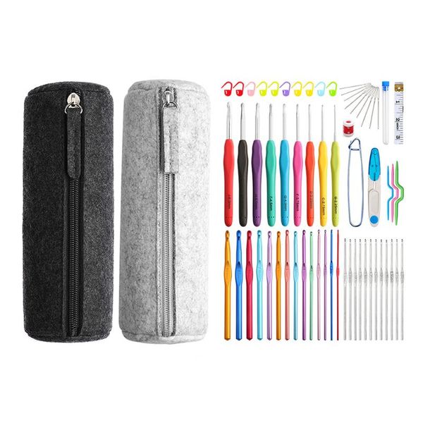 sewing tools accessories kits handmade diy knitting aluminum crochet hook set storage box tool accessory#38 notions &, Black
sewing tools accessories kits handmade diy knitting aluminum crochet hook set storage box tool accessory#38 notions &, Black