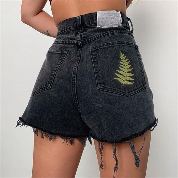 denim black shorts leaf embroidered womens jeans retro raw edge summer high waist, Blue
denim black shorts leaf embroidered womens jeans retro raw edge summer high waist, Blue