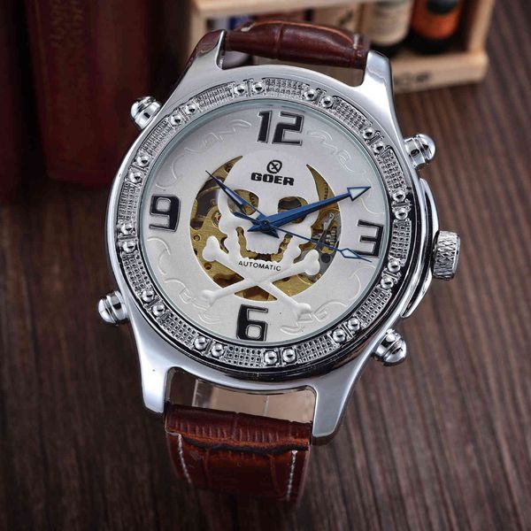 designer watch brand watches luxury watch fashion leisure super large plate skull automatic mechanical hip hop fashion men's sports bel, Slivery;brown
designer watch brand watches luxury watch fashion leisure super large plate skull automatic mechanical hip hop fashion men's sports bel, Slivery;brown
