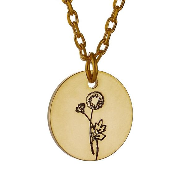 chains 316l stainless steel 12 constellations flower necklace for women round pendant fashion waterproof metal 18 gold collar, Silver
chains 316l stainless steel 12 constellations flower necklace for women round pendant fashion waterproof metal 18 gold collar, Silver