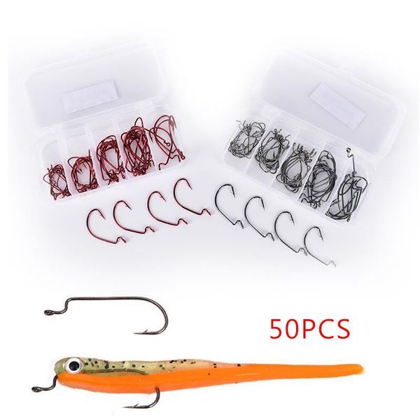 fishing hooks keeper hook rod 50pcs/set equipment carbon steel crank with box durable fishhook series lure rods
fishing hooks keeper hook rod 50pcs/set equipment carbon steel crank with box durable fishhook series lure rods