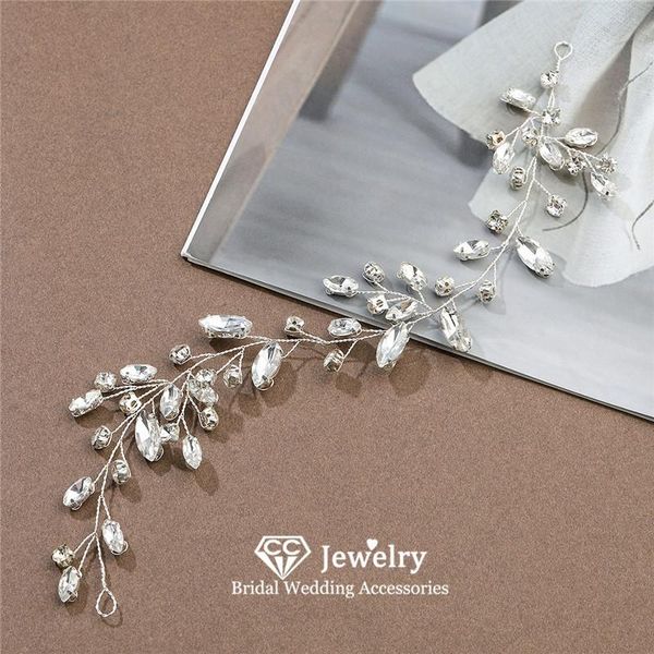 hair clips & barrettes hairbands wedding accessories for women bridal headdress engagement ornaments crystal headpiece leaf shape hairwea, Golden;silver 
hair clips & barrettes hairbands wedding accessories for women bridal headdress engagement ornaments crystal headpiece leaf shape hairwea, Golden;silver