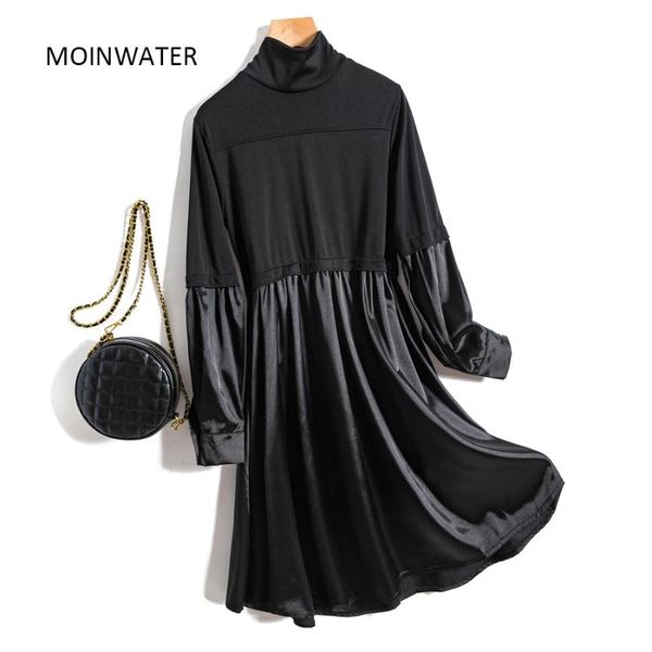 women black turtleneck dresses lady long sleeve dress for autumn spring md2008 casual, Black;gray
women black turtleneck dresses lady long sleeve dress for autumn spring md2008 casual, Black;gray