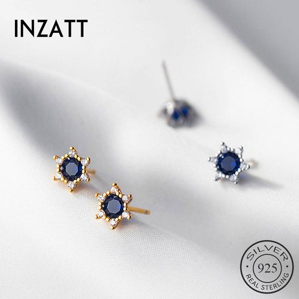 inzareal 925 sterling silver blue zircon star stud earrings for fashion women party cute fine jewelr minimalist accessories, Golden;silver
inzareal 925 sterling silver blue zircon star stud earrings for fashion women party cute fine jewelr minimalist accessories, Golden;silver