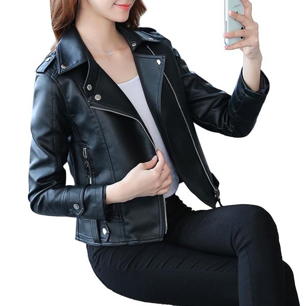 women's jackets coat long sleeve lapel zipper leather jacket for vacation party travelling shopping dating, Black;brown
women's jackets coat long sleeve lapel zipper leather jacket for vacation party travelling shopping dating, Black;brown