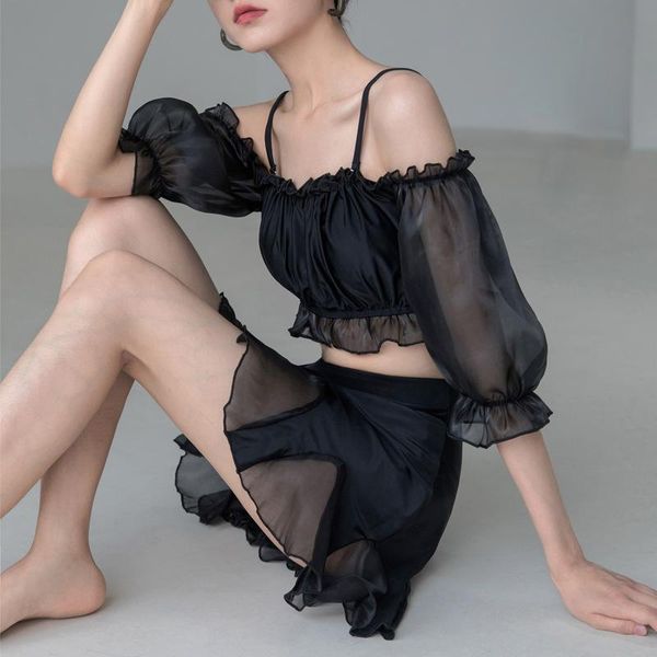 two-piece suits swim shorts women 2021 2 piece swimwear korean ladies for swimsuit female fashion beach slim suspender mesh backless split
two-piece suits swim shorts women 2021 2 piece swimwear korean ladies for swimsuit female fashion beach slim suspender mesh backless split