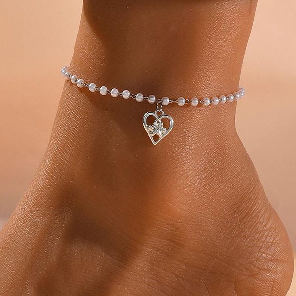 anklets vintage pearl heart for women simple hollow love beaded cat pendant ankle bracelets hip hop beach foot jewelry trend, Red;blue
anklets vintage pearl heart for women simple hollow love beaded cat pendant ankle bracelets hip hop beach foot jewelry trend, Red;blue
