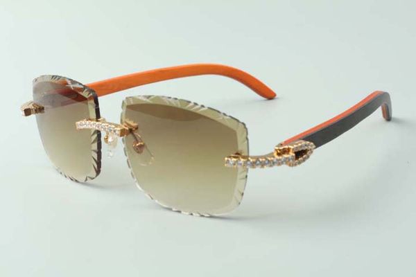 2021 unique designers sunglasses 3524023 endless diamond cuts lens natural orange wood temples glasses, size: 58-18-135mm, White;black
2021 unique designers sunglasses 3524023 endless diamond cuts lens natural orange wood temples glasses, size: 58-18-135mm, White;black