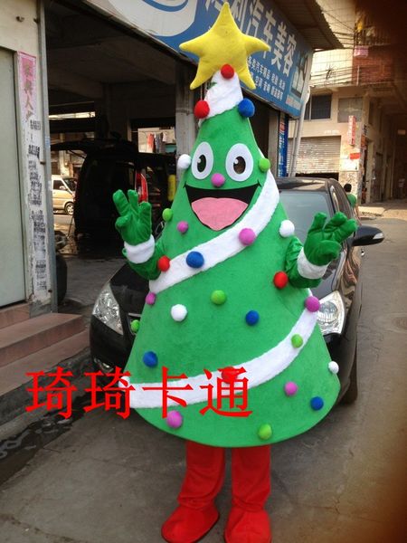 mascot costumes jubilant green christmas tree mascot costume with high green cone body gray five-pointed star for halloween carnival party, Red;yellow
mascot costumes jubilant green christmas tree mascot costume with high green cone body gray five-pointed star for halloween carnival party, Red;yellow