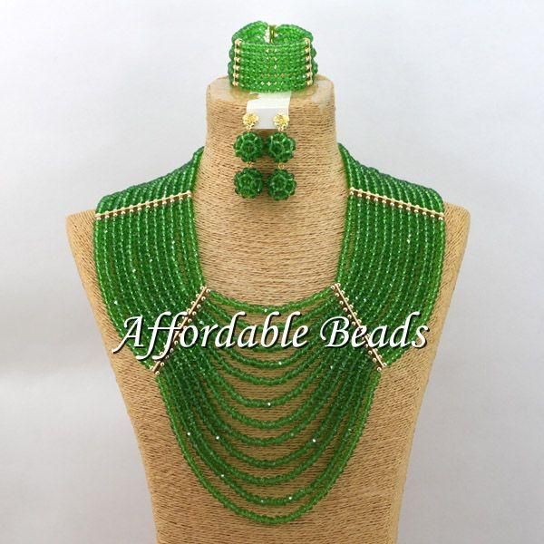 earrings & necklace luxury african bridal jewelry set wedding beads wholesale abw112, Silver
earrings & necklace luxury african bridal jewelry set wedding beads wholesale abw112, Silver