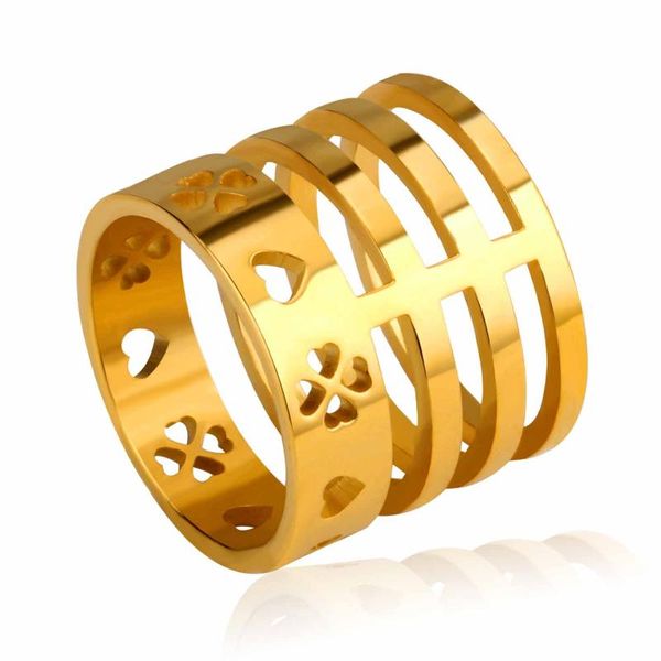 cluster rings luxukisskids jewelry stainless steel layers heart ring engagement wedding gold bague femme for women men set, Golden;silver
cluster rings luxukisskids jewelry stainless steel layers heart ring engagement wedding gold bague femme for women men set, Golden;silver