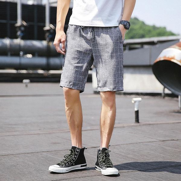 men's hirigin summer men causal plaid shorts elastic waist printed beach surfing shorts1 778i, White;black
men's hirigin summer men causal plaid shorts elastic waist printed beach surfing shorts1 778i, White;black