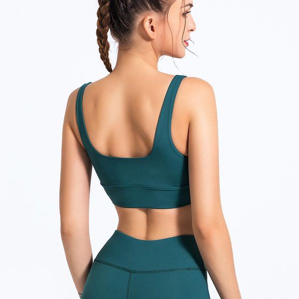 gym clothing solid color wide strapless backless sports vest shockproof gather sling yoga bra women's quick-drying fitness underwear, White;black
gym clothing solid color wide strapless backless sports vest shockproof gather sling yoga bra women's quick-drying fitness underwear, White;black