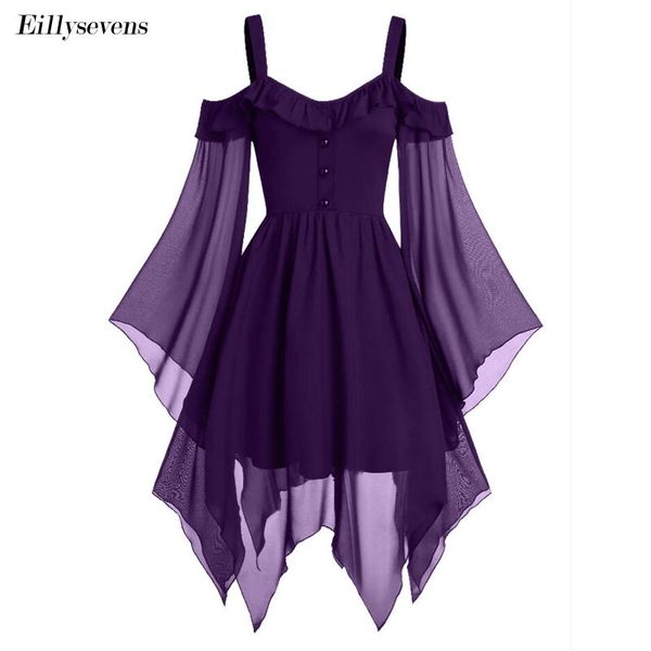autumn women punk dresses plus size solid color gothic cross lace mesh patchwork flare sleeve a-line dress fall goth tunic casual, Black;gray
autumn women punk dresses plus size solid color gothic cross lace mesh patchwork flare sleeve a-line dress fall goth tunic casual, Black;gray