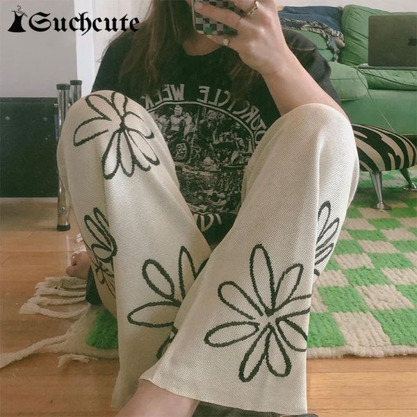 women's pants & capris vintage floral print wide leg women casual high waist fashion summer 2000s aesthetic retro knit trousers z, Black;white
women's pants & capris vintage floral print wide leg women casual high waist fashion summer 2000s aesthetic retro knit trousers z, Black;white