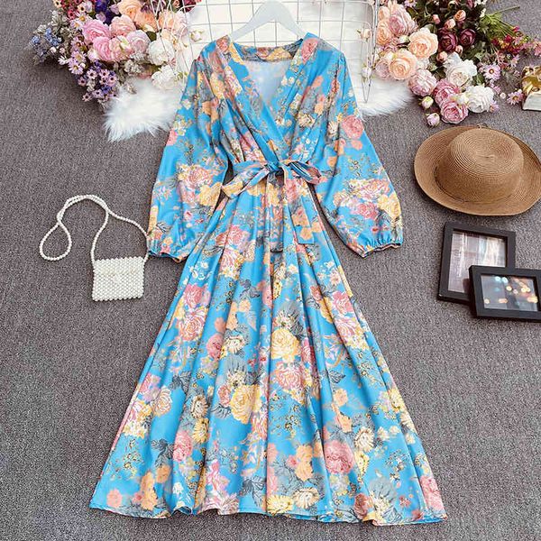 casual dresses spring women vintage print flowers long es european bubble-sleeve swing vestidos de fiesta b0rp, Black;gray
casual dresses spring women vintage print flowers long es european bubble-sleeve swing vestidos de fiesta b0rp, Black;gray