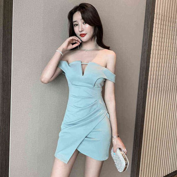 luxury evening dress 2021 spring v neck straight shoulder waist slim nightclub small skirt children, Black;gray
luxury evening dress 2021 spring v neck straight shoulder waist slim nightclub small skirt children, Black;gray