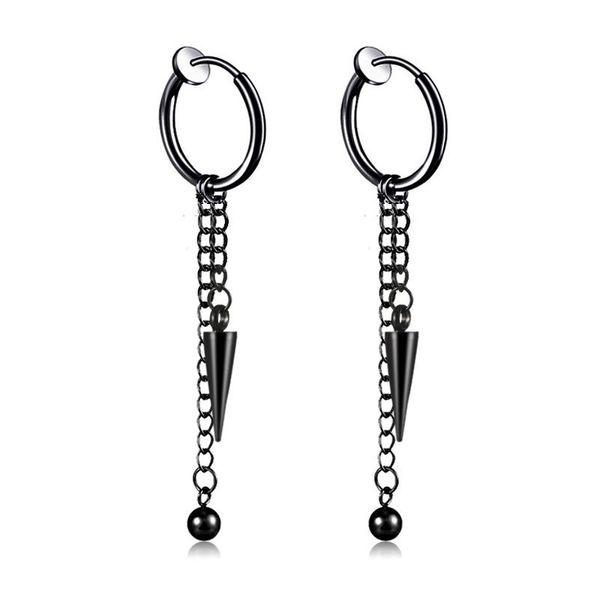 clip-on & screw back 1pair 2pc there is no ear hole men women arrow cone tassel earrings trendy hip hop rock clip earring male punk jewelry, Silver
clip-on & screw back 1pair 2pc there is no ear hole men women arrow cone tassel earrings trendy hip hop rock clip earring male punk jewelry, Silver